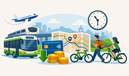 Ahorrar dinero usando transporte público
